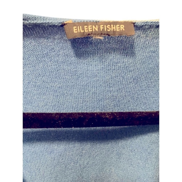 Eileen Fisher Cardigan Set Merino Wool Vest Sweater Light Blue, Size L - Picture 3 of 10
